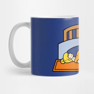 Yoga bridge pose Mug